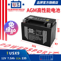  Hyosung NS3-250 Loncin GP200RCR9 LX650 Iron horse 400 Motorcycle battery 12V Universal