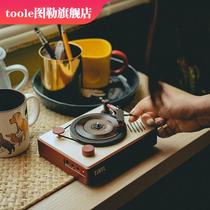 Vinyl box North Sea Monster TinyL mini record player LOOP Bluetooth small audio retro music Tanabata ceremony