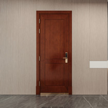 ZM003 solid wood composite door (with a smart lock)