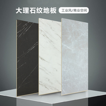 Cement ash reinforced composite wood floor 12mm wear-resistant marble pattern clothing store exhibition Commercial Space Floor