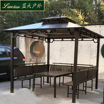 Outdoor awning Gazebo Tent Courtyard Garden terrace Outdoor park pergola Shade leisure pavilion awning