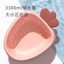 Newborn baby washbasin Newborn childrens products Ass wash basin Non-foldable small basin Cartoon baby basin