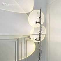 Light and shadow floor lamp art sense live broadcast atmosphere lamp living room bedroom design sense sunset sunset projection lamp