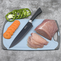 Super sharp stainless steel kitchen knife Chef knife Vegetable cutting meat slicing knife Kitchen household cutting board Yangjiang knife combination