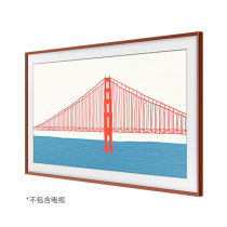  Samsung Samsung VG-SCFA65TRCXZ 65 inch Frame Painted wall TV border Red