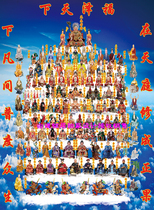 Sanbao Buddhas fate Pavilion Taoist Buddhist fairy painting (new version of high-definition Buddha and Taoism) can be customized