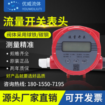 New fire protection regulations special flow switch meter plug-in thermal conductivity flow switch high fire water tank Switch Digital Display