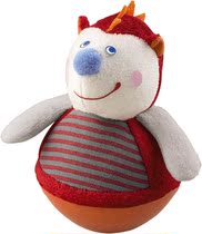 German genuine HABA haba baby puzzle childrens toy small duck tumbler tumbler with built-in loud bell spot