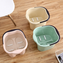 Foot basin dormitory over calf plastic thick foot bath bucket home winter foot washing artifact foot massage massage bucket