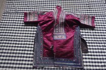 Xiangyin Pavilion looking for bosom friend leather leather Miao silk thread hand-made embroidered bust 112cm c-676