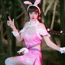 Douluo mainland small dance cos clothing women childrens wig cosplay clothing shoes full set of animation same clothes
