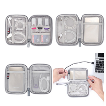 Hard disk bag shockproof protective cover mobile hard drive storage bag protection bag 2 5 inch mobile solid state drive box suitable for lacie Toshiba WD Western data Seagate mobile hard disk bag