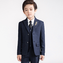 Boys dress suit childrens suit three-piece piano performance costume Flower Boy small suit jacket handsome British autumn