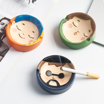 Nordic Ins Wind Cute Teenage Girl Light Lavish Minimalist Fun Celebrity Home Living Room Office Ashtrays Small Hem