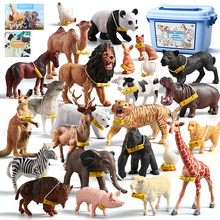 Детские имитационные модели животных игрушечные наборы детские когнитивные маятники ферма полный набор маленьких животных мир мужчины и девочки