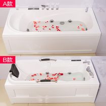 Acrylic household small apartment Adult surfing massage heating constant temperature embedded free-standing bathtub bathtub Adult