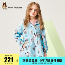 Leisure walk childrens clothing Womens big childrens windbreaker Autumn new childrens cute big childrens baby foreign style thin windbreaker
