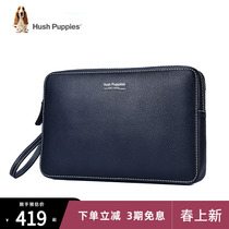 Leisure Steps Hand Grip Bag Mens Blue Series Genuine Leather Business Headlayer Bull Leather Hand Grab Bag Casual Large Capacity Handbags Man