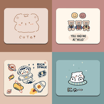 Mouse pad thick cute female cartoon trumpet laptop student home Animation pad simple ins Wind