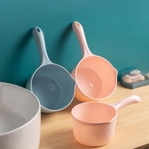 Water spoon kitchen Scoop Water ladle Home Long handle Plastics Large Ideas Thickened Water Scoop Bath rafting and rafting and not breaking