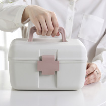 Medicine box Household first aid box Small medicine box Emergency medicine box Family medicine box storage box Medical box Large