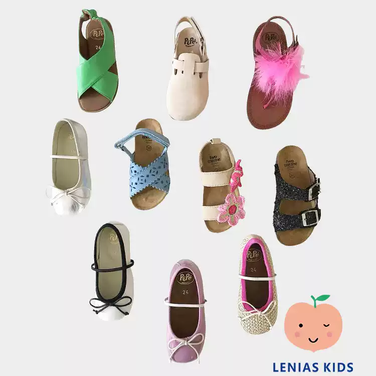 LeniasLN家Pepe24SS春夏 意大利手工 女童可爱凉鞋皮鞋