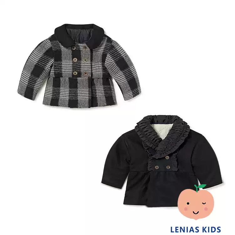Lenias LN家 LCF 23AW秋冬 Baby款复古加厚翻领上衣外套