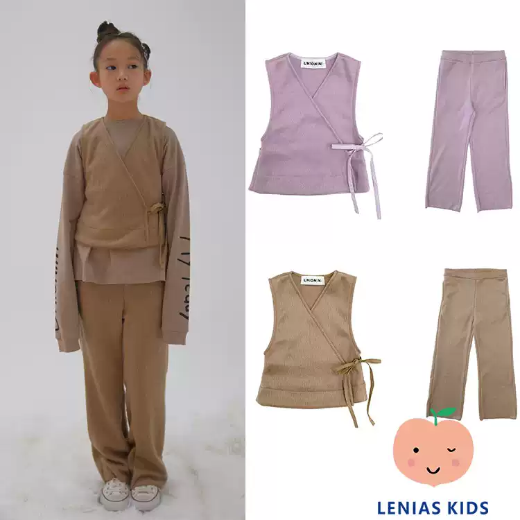 lenias LN家UNIONINI 22AW秋冬 时尚百搭马甲+长裤套装