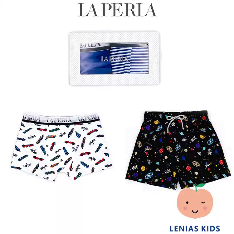 lenias LN家 LA perla 22SS春夏 男童 礼盒装内裤+短裤