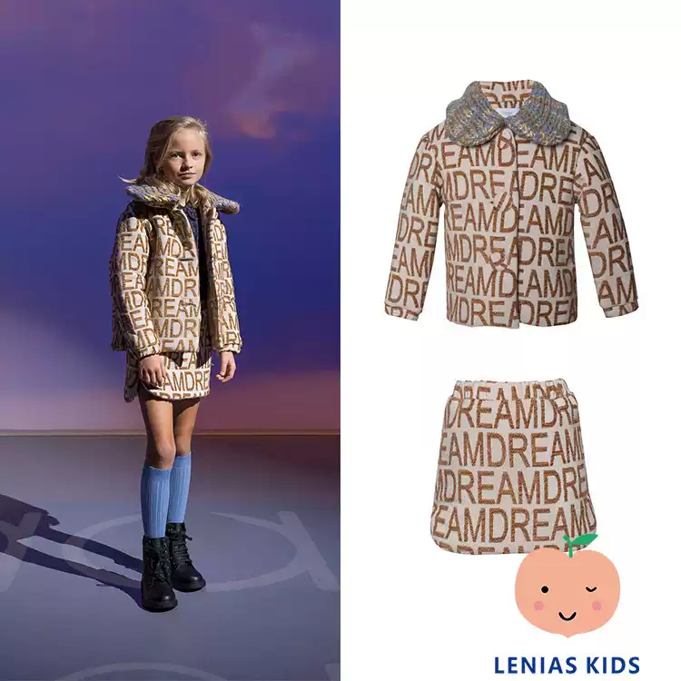 lenias LN家paade mode22AW秋冬可拆假领+外套+半身裙