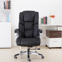 Office computer chair fashion big class Boss chair real cowhide lift rotation can lie down explosion proof artificial body special price