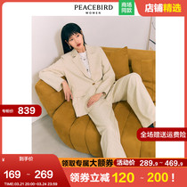 Ouyang Nana Tongan Taiping bird casual suit jacket woman 2022 spring autumn new advanced senses little sub-suit