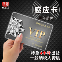 IC card fixed production printing Fudan non-contact sensor access control intelligent M1 radio frequency magnetic stripe chip ID card S50 card membership card software management system package customized