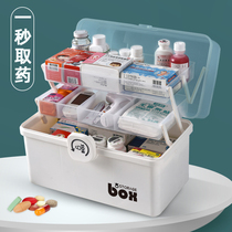 Medical box family home large capacity Cute Emergency medical bag finishing box small medicine items storage box