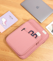 Japanese and Korean ins computer bag simple men and women shockproof MacBook pro13 3 inch 11 Lenovo Xiaomi Huawei 14 inner bile bag Apple ipad tablet laptop bag protective cover
