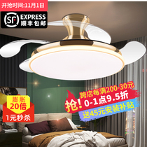 Winter Super Emperor Nordic modern simple fan lamp home living room silent ceiling fan lamp dining room bedroom fan chandelier