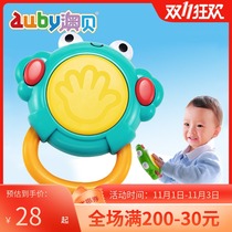 Aobei baby frog drum toddler music hand clap drum baby toy 0-1-2-3 years old boy and girl beat drum