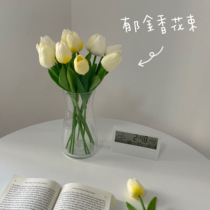 * Tomatoes Mori * Tulip Flowers Wind Desktop Decorative Pendulum girl Heart Net Red Cute Simulation Fake Flowers