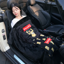 Suitable for Mercedes-Benz BMW Audi car pillow quilt dual-purpose pillow waist pillow car cushion car folding blanket
