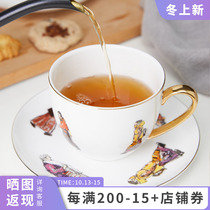 When I return from Tibet I turn the mountain on the plate) No wind X sincere fun original tea set tableware plate tea cup coffee cup