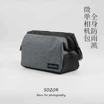 Canon micro single M62 generation camera bag M50M100 photography bag messenger M200 camera bag waterproof lightweight cute
