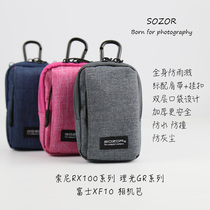 Camera bag for Ricoh GR3X Sony RX100 camera bag Canon G7X3 crossbody waterproof anti-collision hanging waist
