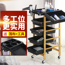 Retro hairdresser hair salon trolley bar car special beauty cart barbershop hot dyeing tool car