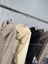 G FOG season 7 ESSENTIALS back letter offset hoodie men and women with hoodie tide