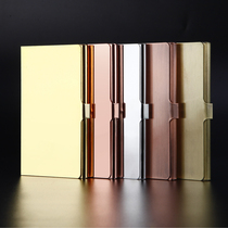 High-grade golden stainless steel card box business card holder card holder credit card case card holder business card holder