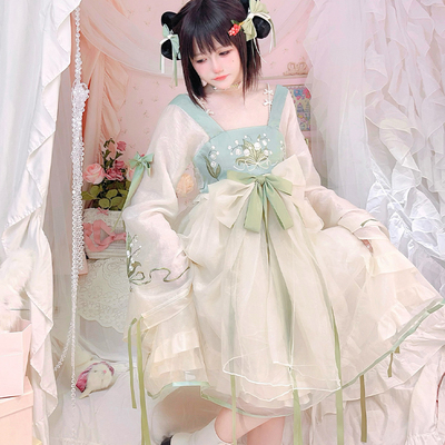 taobao agent Genuine design dress, Lolita style, with embroidery