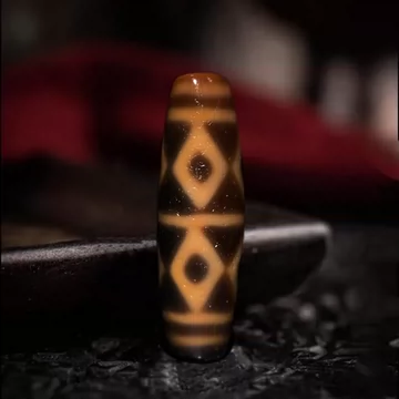 tamago 瑪瑙　如意天珠　8-58 tamago 瑪瑙 如意天珠 8-58 天珠】257・天然瑪瑙西蔵58眼古