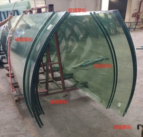 5 percent white glass curved tempered 1 52PVB transparent glue 5 percent white glass bent tempered curved laminated glue one flat 365 yuan