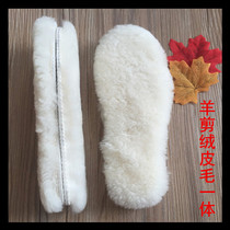 2016 New Winter sheep-cut wool one-piece insole thickened warm Australian leather wool men and women snow boots