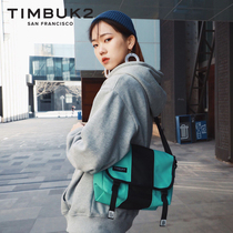 TIMBUK2 jewel green canvas messenger bag street style fashion one shoulder shoulder bag Classic men and women messenger bag